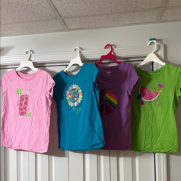 Circo Other - Circo Pink and Blue Short Sleeve Tees Vibrant Graphic Design